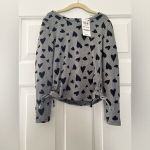 NWT Girls Heart Shirt